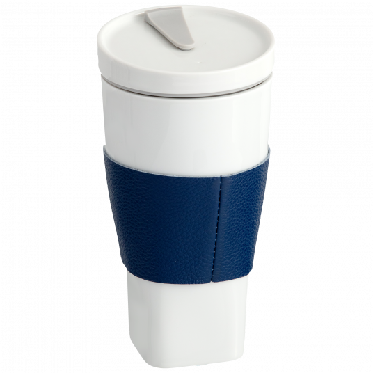 Кружка Coffee to go белая с манжетой Кружка Coffee to go белая с манжетой