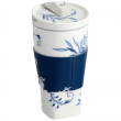 Кружка Coffee to go в стиле синего лука с манжетой Кружка Coffee to go в стиле синего лука с манжетой